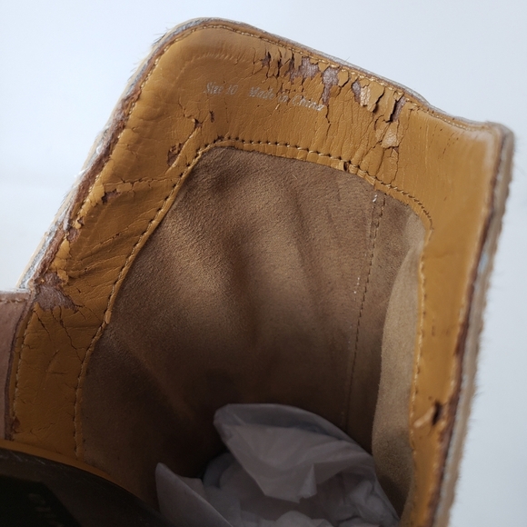 Dolce Vita Renly Calf Hair Cheetah Mules Boots Size 10 - Picture 6 of 8